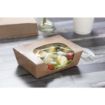 Picture of Colpac Zest Compostable Kraft Medium Salad Box 825ml/29oz (250 pack) - FA392