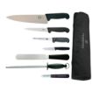 Picture of Victorinox 25cm Chef Knife with Hygiplas & Vogue Knife 7-Piece Set - F202