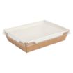 Picture of Colpac Fuzione Recyclable Paperboard Food Trays With Lid 1000ml / 35oz - FA376