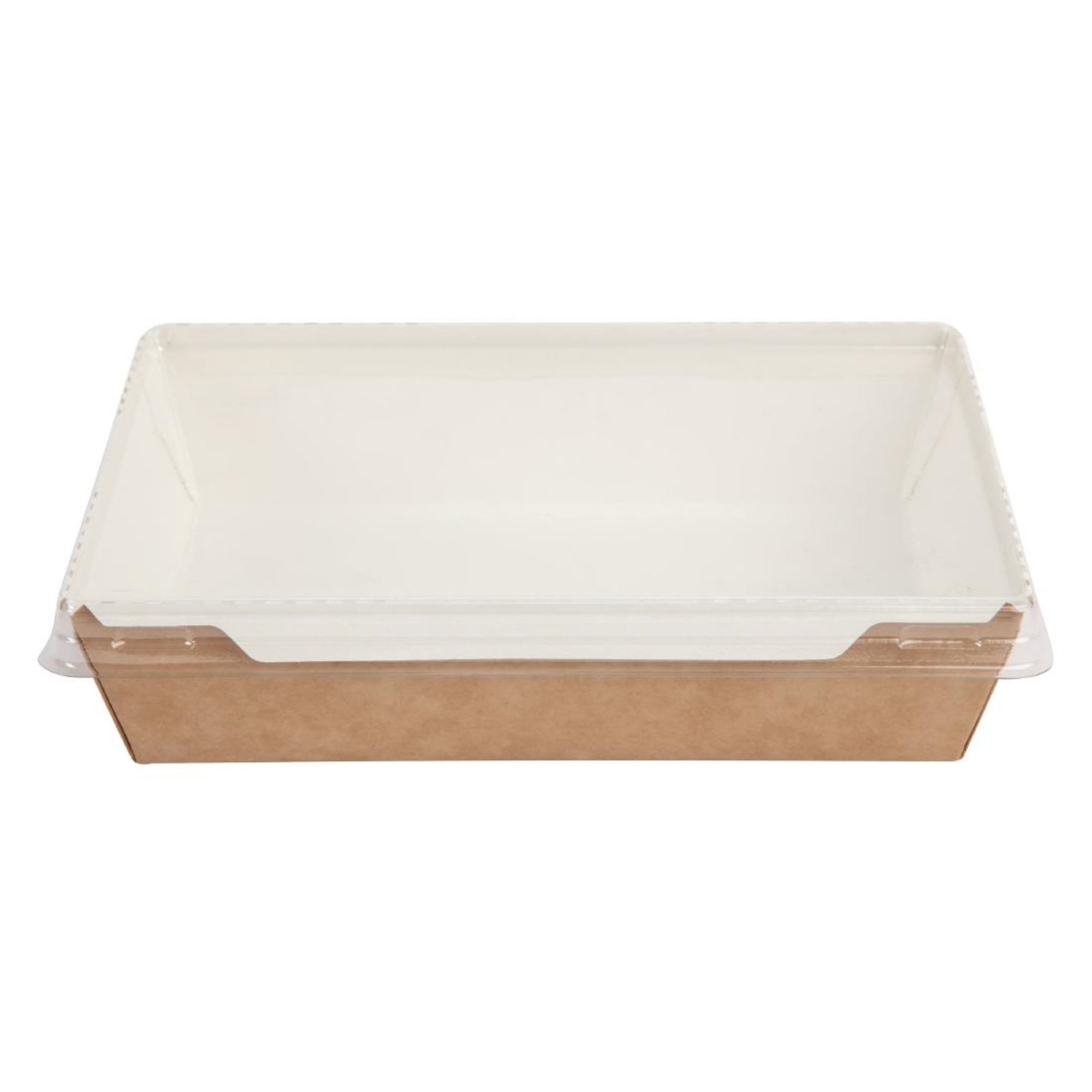 Picture of Colpac Fuzione Recyclable Paperboard Food Trays With Lid 1000ml / 35oz
