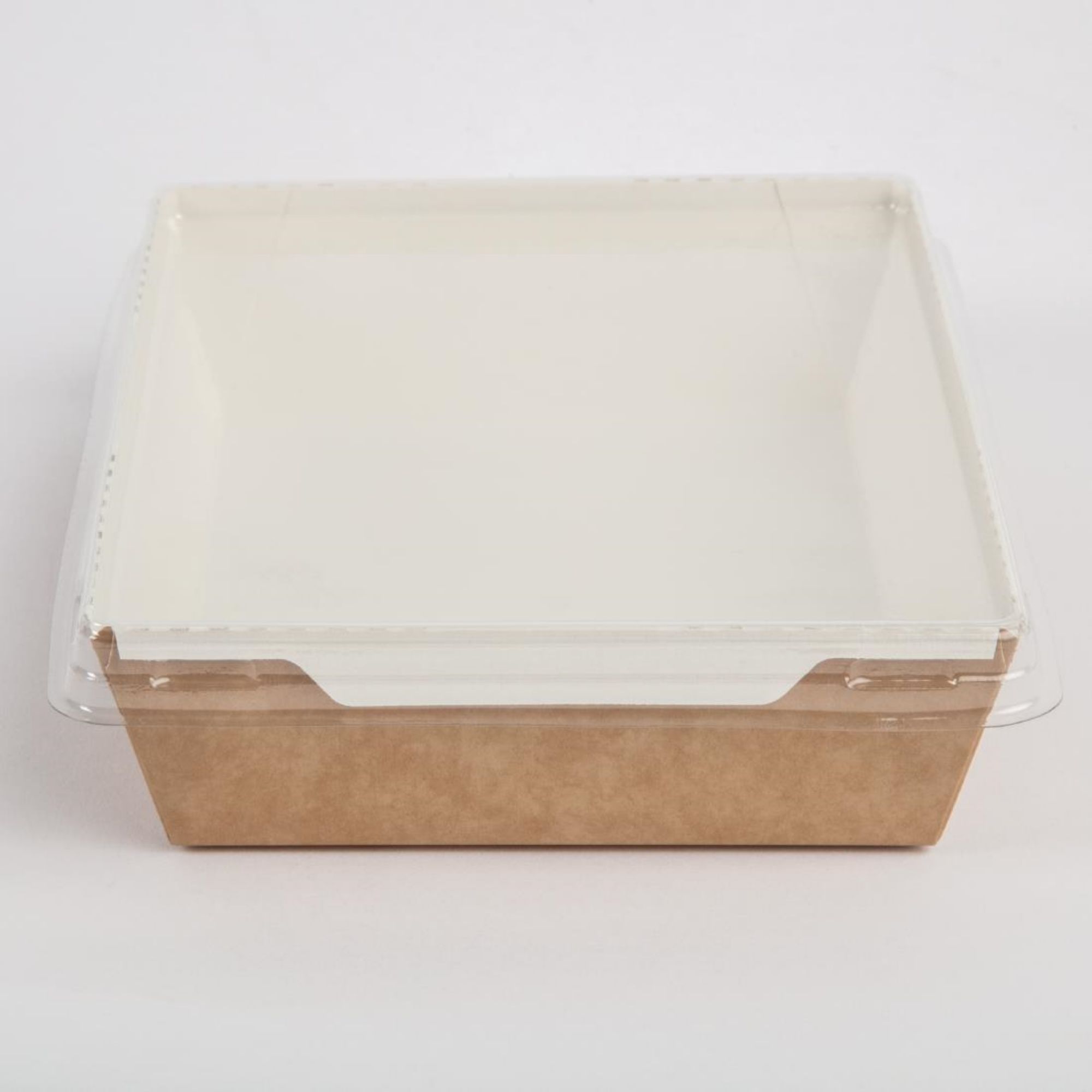 Picture of Colpac Fuzione Recyclable Paperboard Food Trays With Lid 1000ml / 35oz