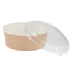 Picture of Colpac Recyclable Kraft Salad Pots With Lid Large 1300ml (150 pack) - FA374