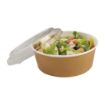 Picture of Colpac Recyclable Kraft Salad Pots With Lid Large 1300ml (150 pack) - FA374