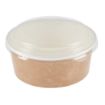 Picture of Colpac Recyclable Kraft Salad Pots With Lid Small 700ml (150 pack) - FA373
