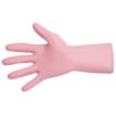 Picture of MAPA Vital 115 Liquid-Proof Light-Duty Janitorial Gloves Pink Large - FA290-L