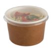 Picture of Colpac Recyclable Kraft Salad Pots With Lid Small 700ml (150 pack) - FA373