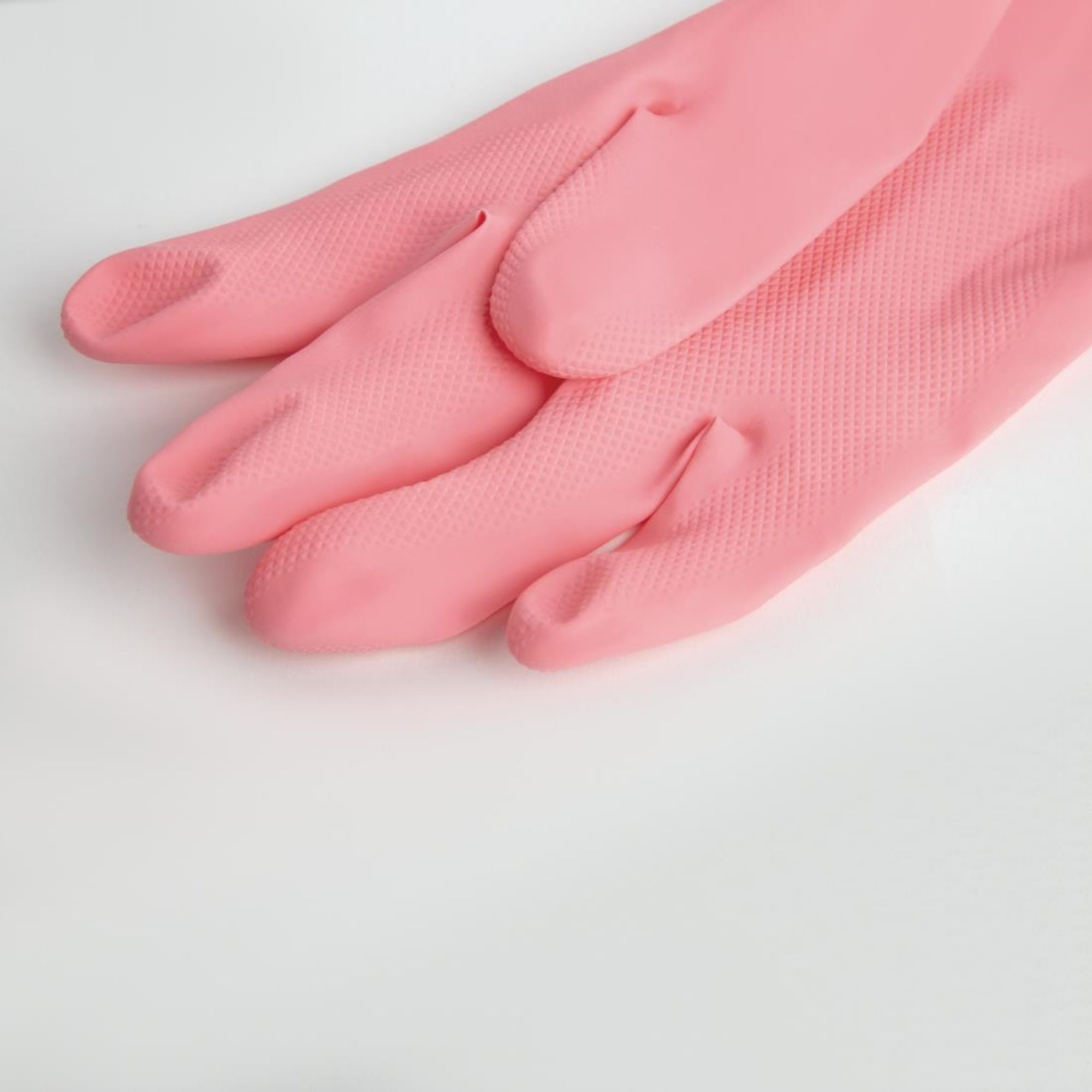 Picture of MAPA Vital 115 Liquid-Proof Light-Duty Janitorial Gloves Pink Large