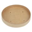 Picture of Colpac Recyclable Kraft Microwavable Soup Cup Lids 450ml (500 pack) - FA368