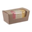 Picture of Colpac Compostable Kraft Cake Boxes with Window Small (500 pack) - FA360