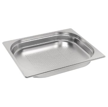 Picture of Vogue Stainless Steel Perforated 1/2 Gastronorm Tray 40mm
