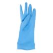 Picture of Jantex Latex Household Gloves Blue Small - F953-S