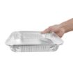 Picture of Fiesta Recyclable Shallow Foil Containers 1580ml (200 Pack) - DZ893