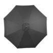 Picture of Bolero Seville Round Parasol 3m Diameter Black - DZ870