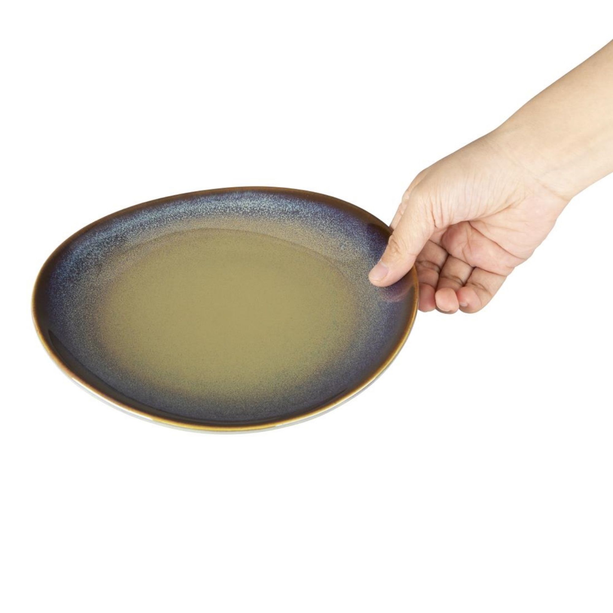 Picture of Olympia Birch Aubergine Coupe Plates 205mm (6 Pack)