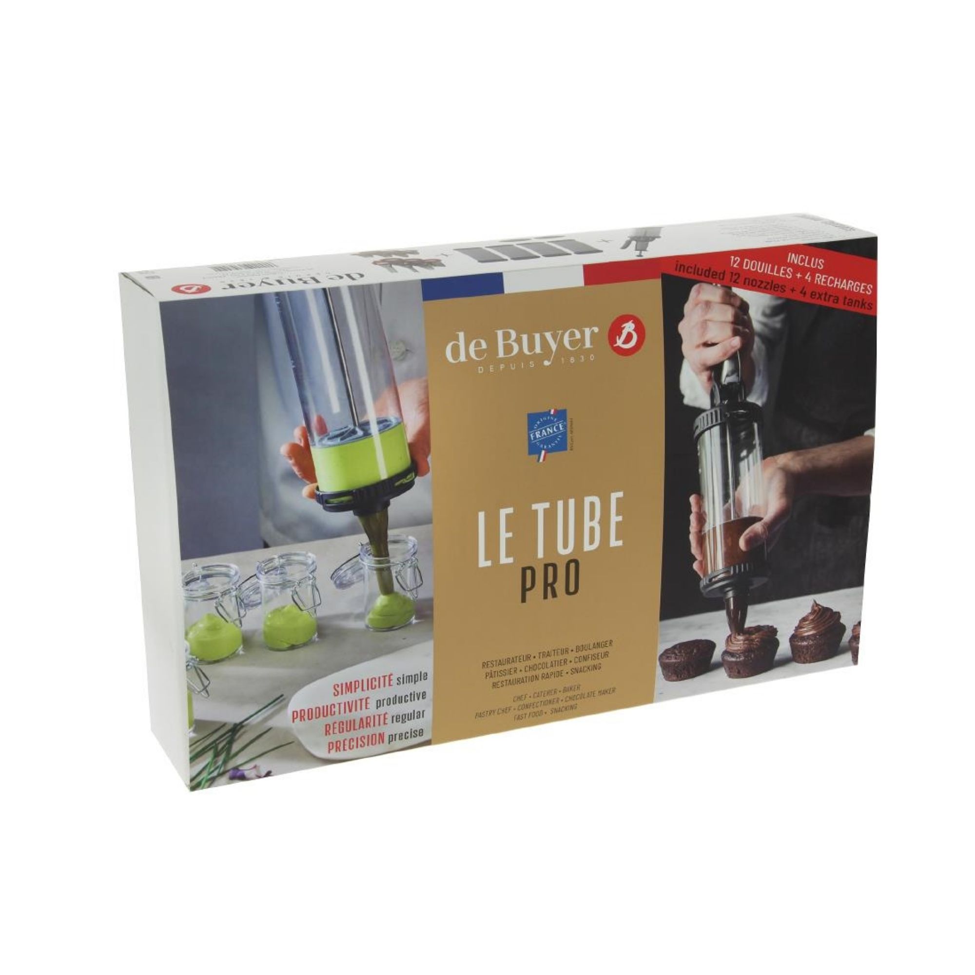 Picture of De Buyer Le Tube Pressure Pastry Pro Set
