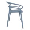 Picture of Bolero Mateo Café Chairs Slate Blue (2 pack) - DX980
