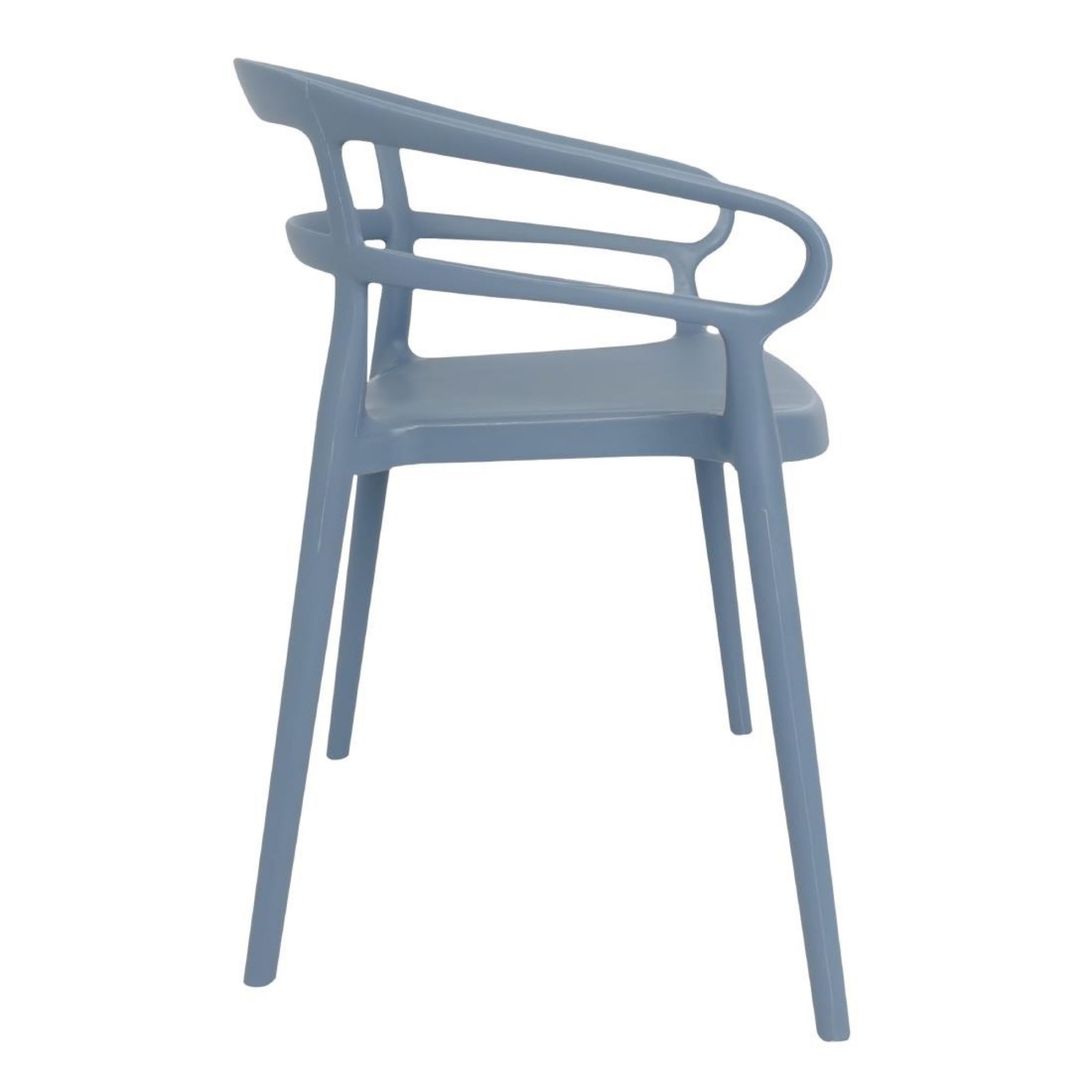 Picture of Bolero Mateo Café Chairs Slate Blue (2 pack)