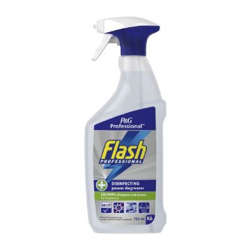 Picture of Flash Professional Disinfecting Power Degreaser Cleaning Spray 750ml (6 pack)