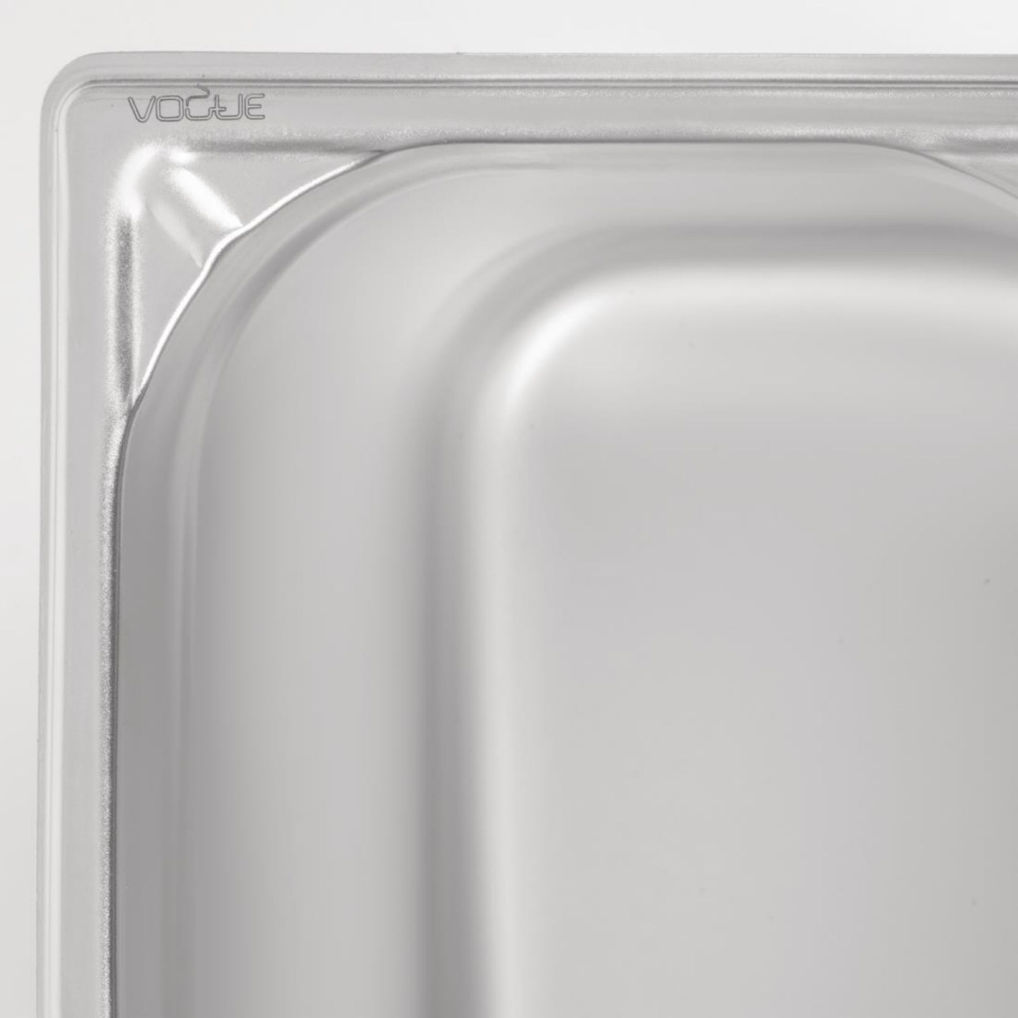 Picture of Vogue Heavy Duty Stainless Steel 1/3 Gastronorm Tray 200mm