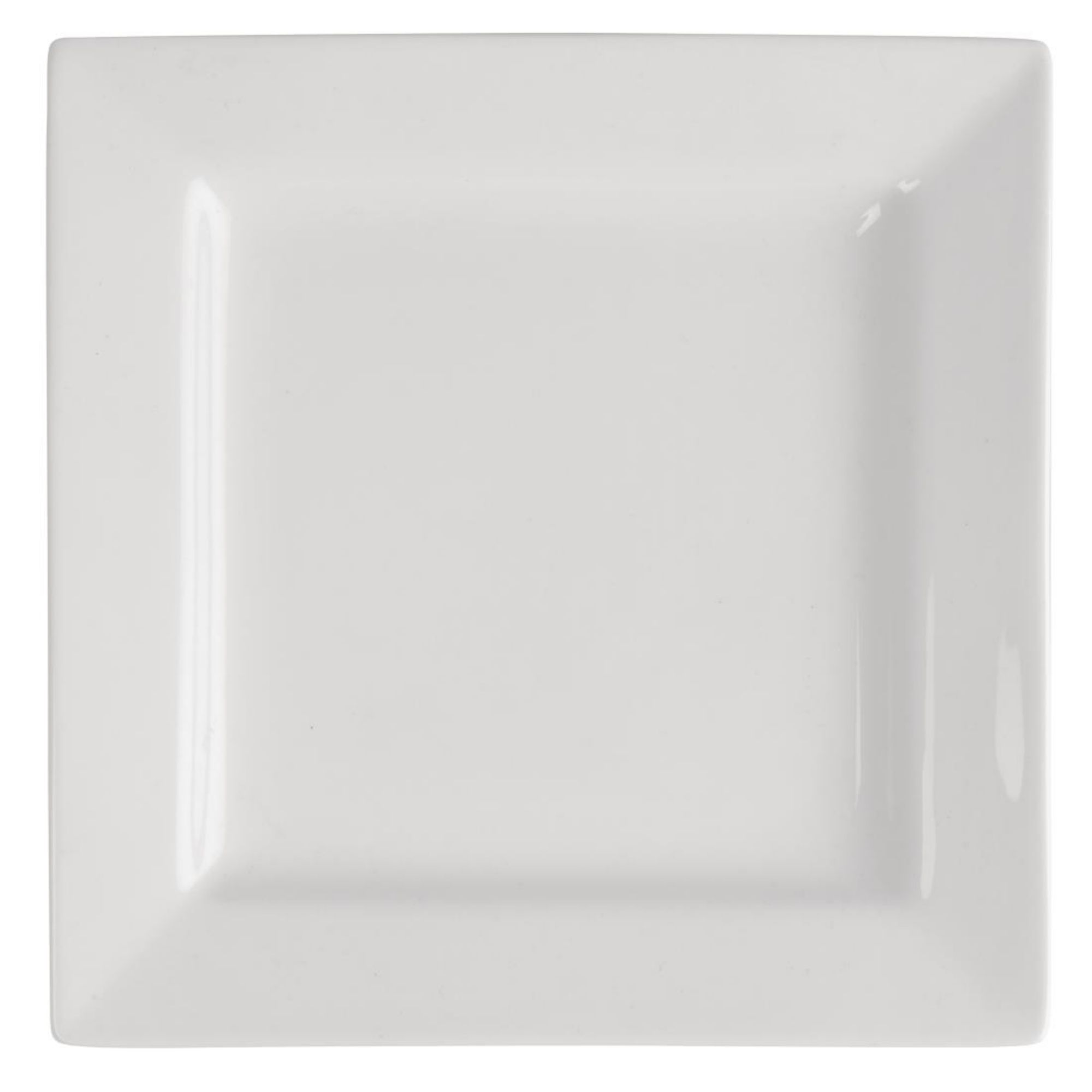 Picture of Olympia Lumina Square Plates White 265mm (4 pack)