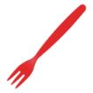 Picture of Olympia Kristallon Polypropylene Forks Red (12 Pack) - DL118