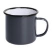 Picture of Olympia Enamel Mug Grey 350ml (Pack of 6) - DC397