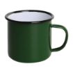 Picture of Olympia Enamel Mugs Green 350ml (Pack of 6) - DC396