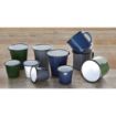 Picture of Olympia Enamel Mugs Green 350ml (Pack of 6) - DC396