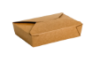 Picture of No.2 Kraft Biobox Containers (49oz) (1.87"x 7.75"x 5.5") (HxLxD) (4x50's) - 120122
