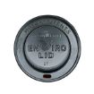Picture of 90mm Black Compostable Hot Cup Lids (10/12/16oz) (10x100) - 100089