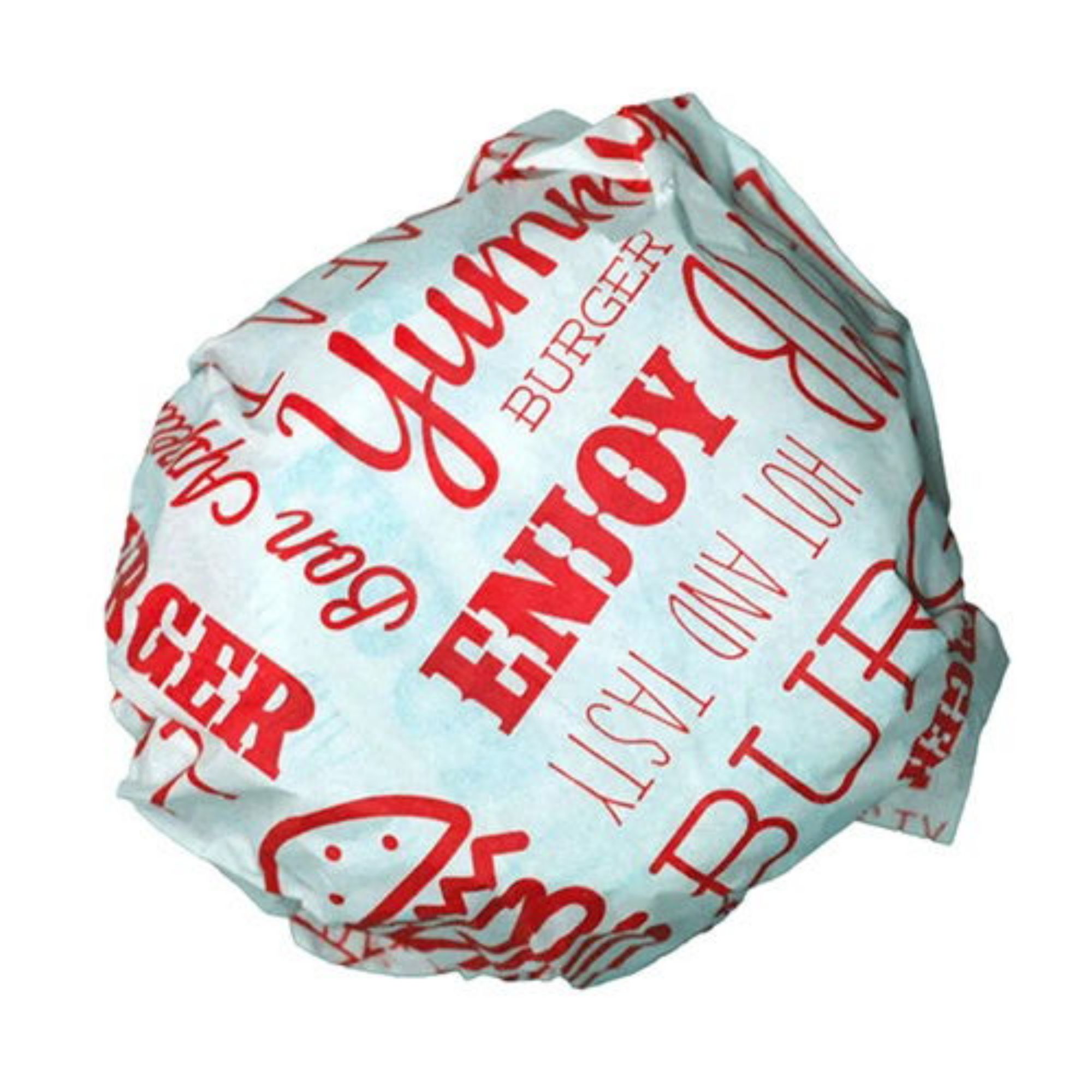 Picture of Red Compostable Burger Wrap 25x33cm (1000) - 120525