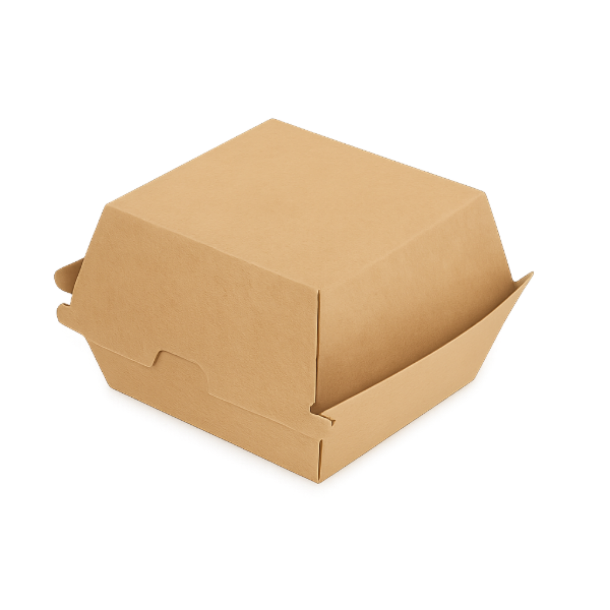 Picture of #8 Corrugated Clamshell Burger Box 105x102x42mm (5x50) - 120091