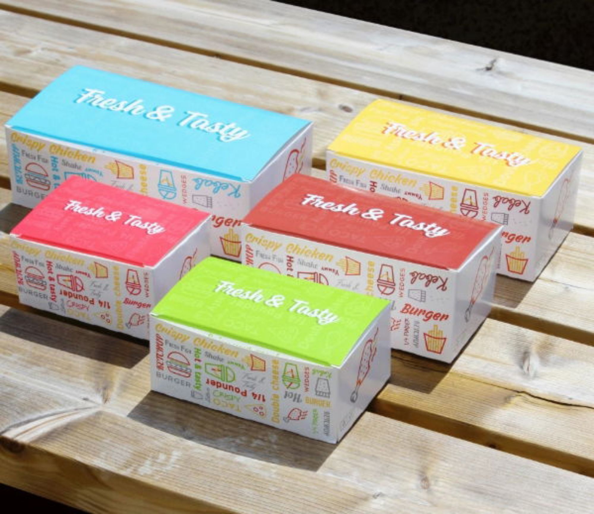 Picture of Medium Fresh & Tasty Snack Box  (168x94x65mm) (400)