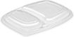Picture of Lids For 34oz 2-Compartment Microwaveable Containers (16x20) - 120166