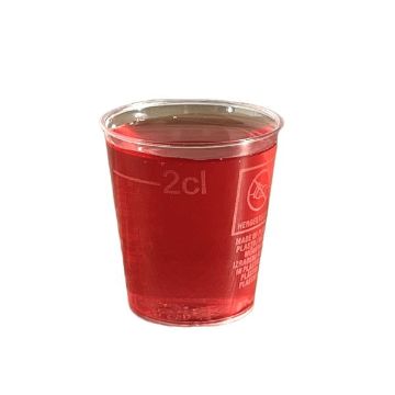 Picture of 2cl to line/3cl to Rim PS Shot Glasses (30x40)