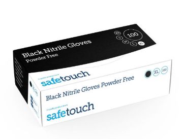 Picture of SAFE TOUCH PF Black Nitrile XL (10x100)