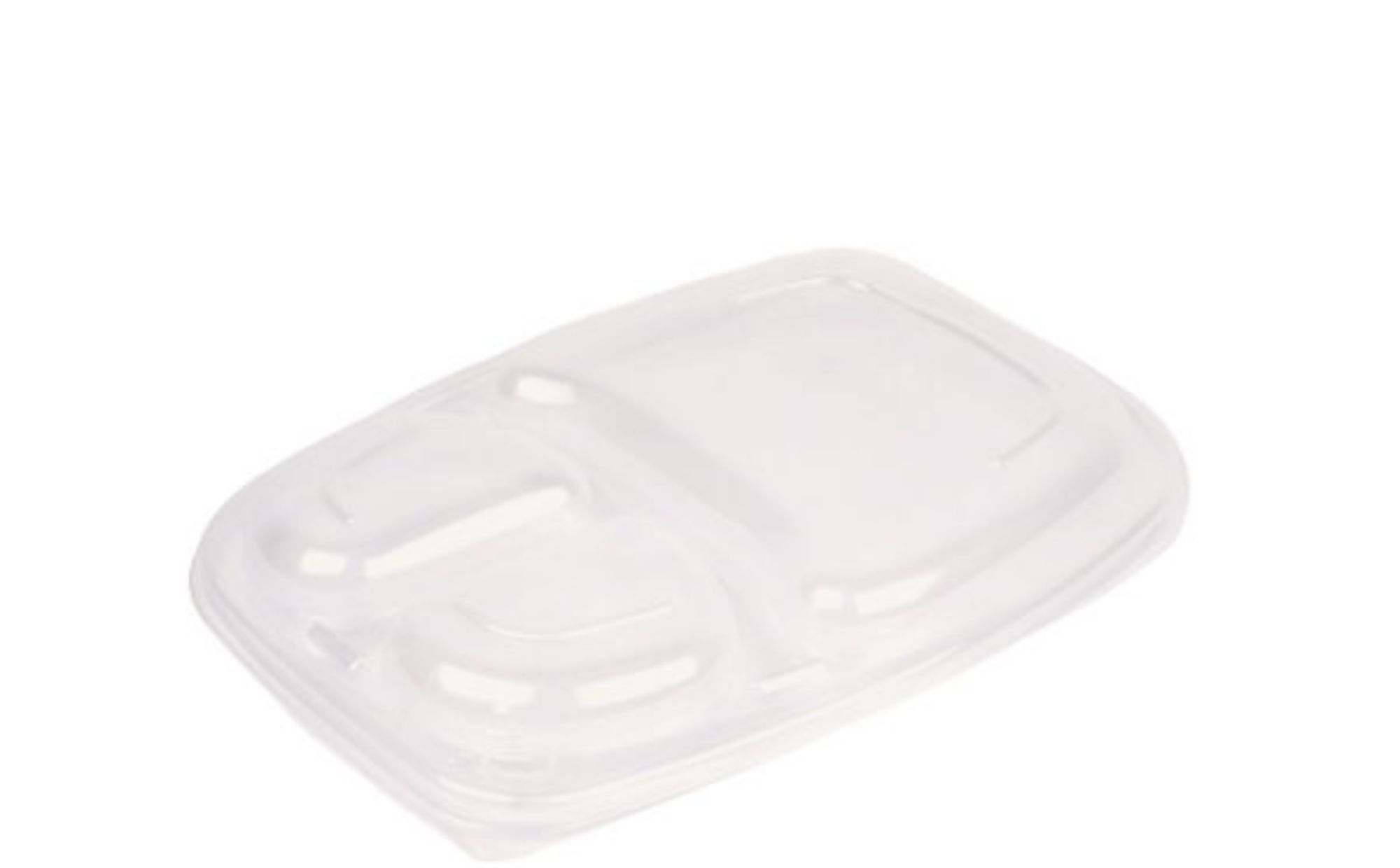Picture of Lids For 34oz 3-Compartment Microwaveable Containers (16x20) - CTL343