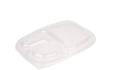 Picture of Lids For 34oz 3-Compartment Microwaveable Containers (16x20)