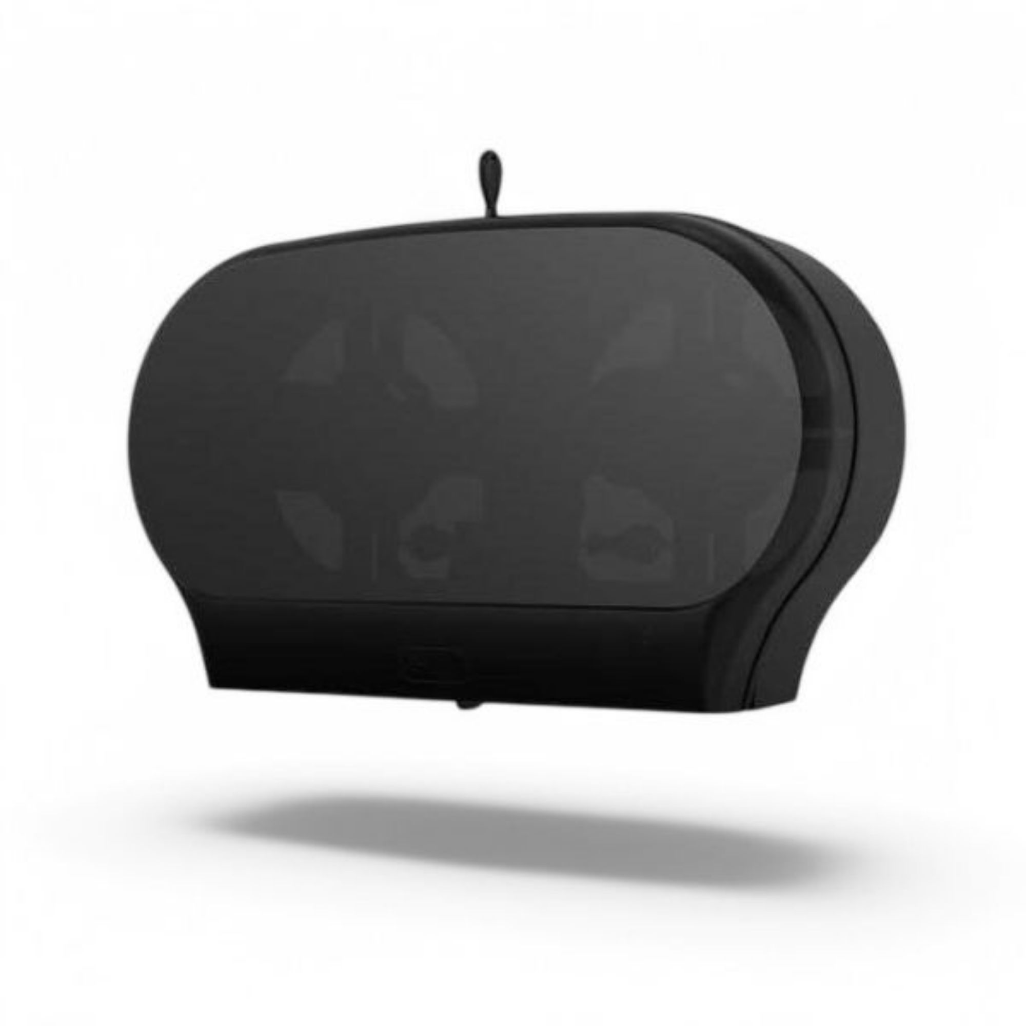 Picture of Black Twin Jumbo Toilet Paper Dispenser (1) (JT2) - 130042