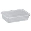 Picture of 500ml Clear Microwavable Container & Lids -Heavy Duty (250) - 120273
