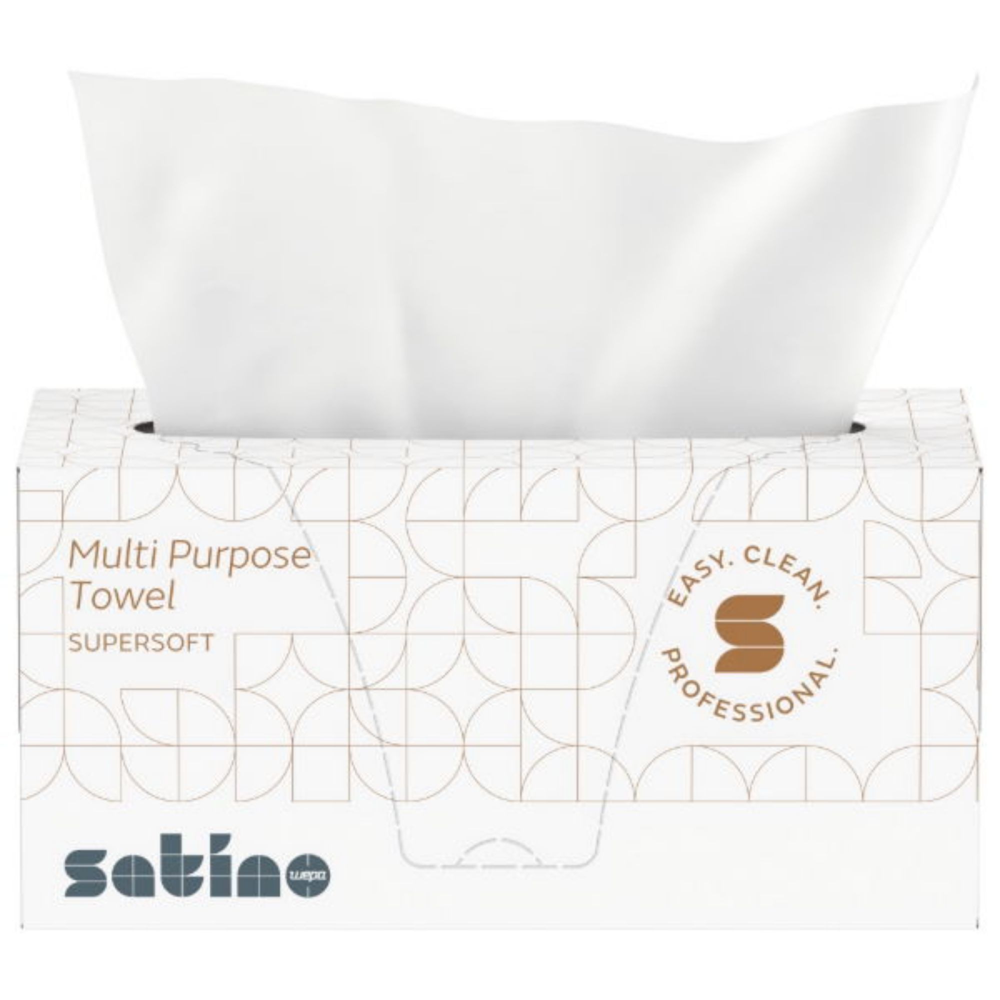 Picture of 2ply Satino 22x21cm Multi-Purpose Hand Towel Box (15x200) - 130041