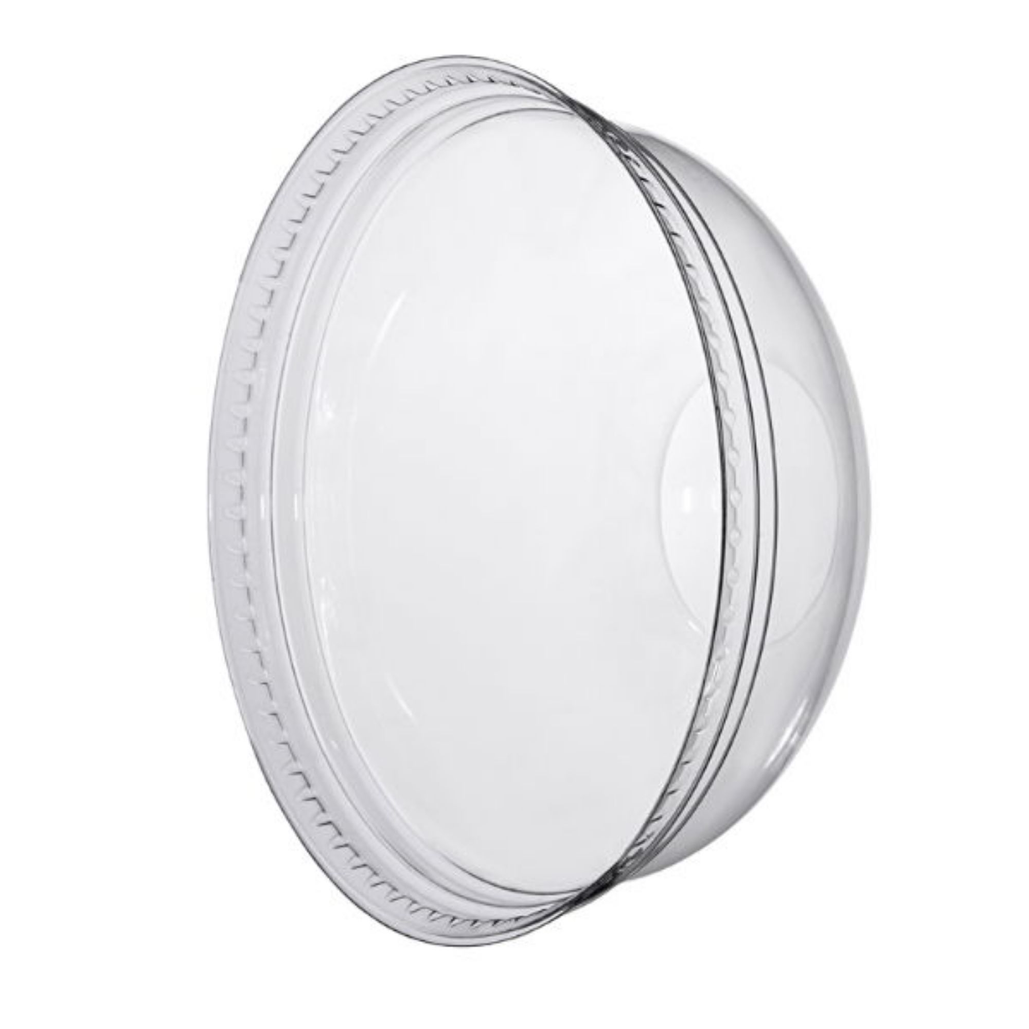 Picture of 78mm Clear Greenspirit rPET Dome Lids S/Slot (JC1) (50x50) - 120193