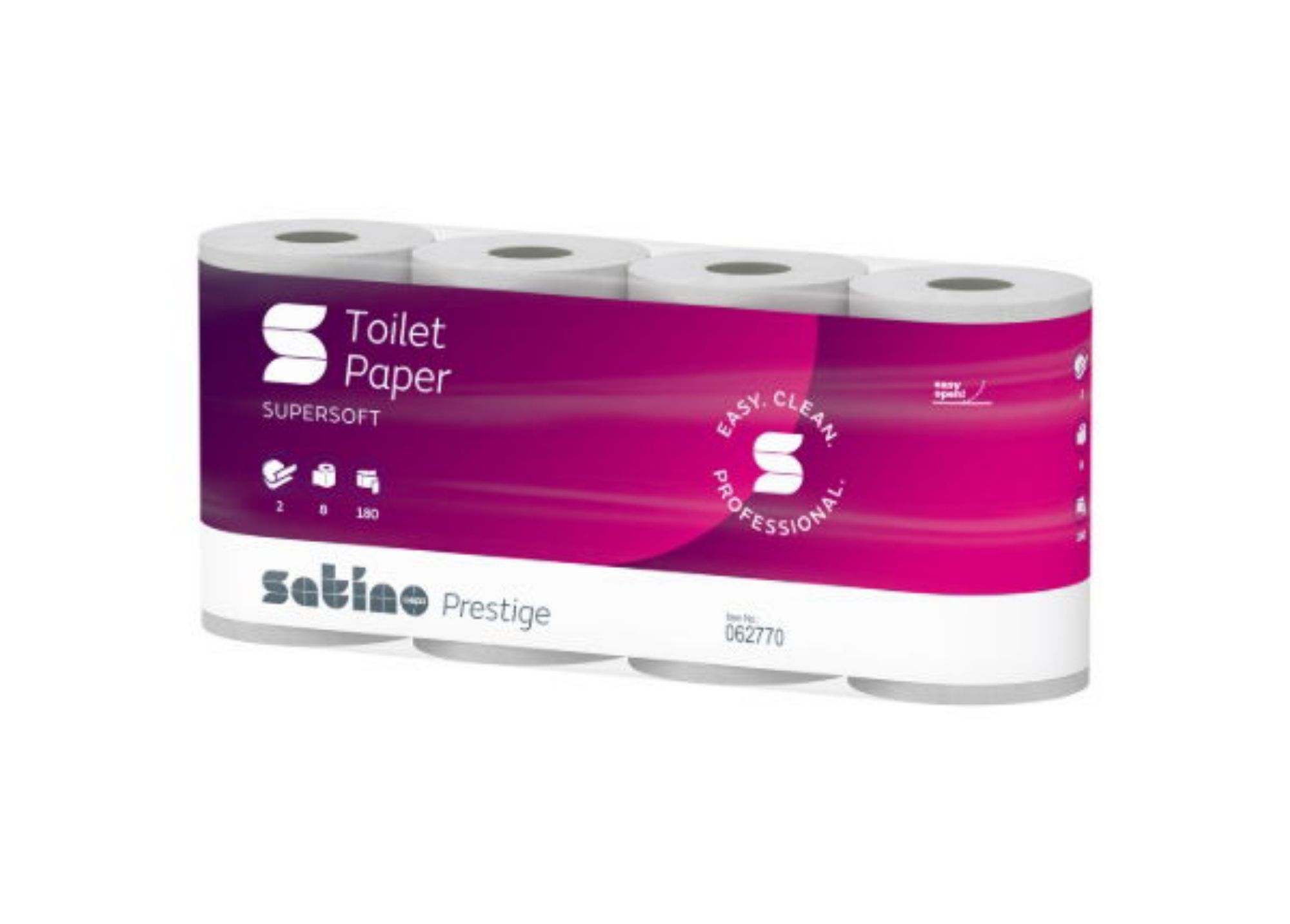 Picture of 2ply Satino Prestige 180 Sheets Toilet Paper Eco (MT1) (8x8) - 130013