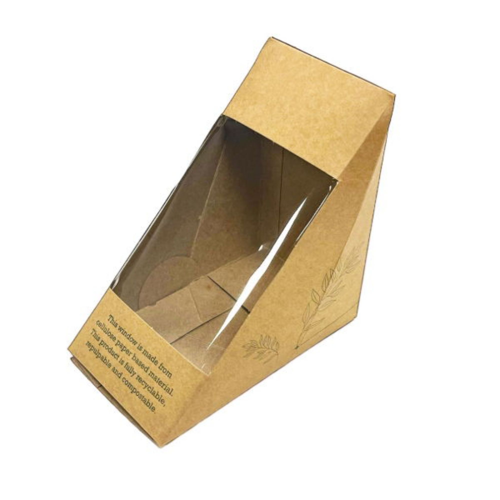 Picture of Kraft Deepfill Sandwich Compostable Window (10x50) - 200034