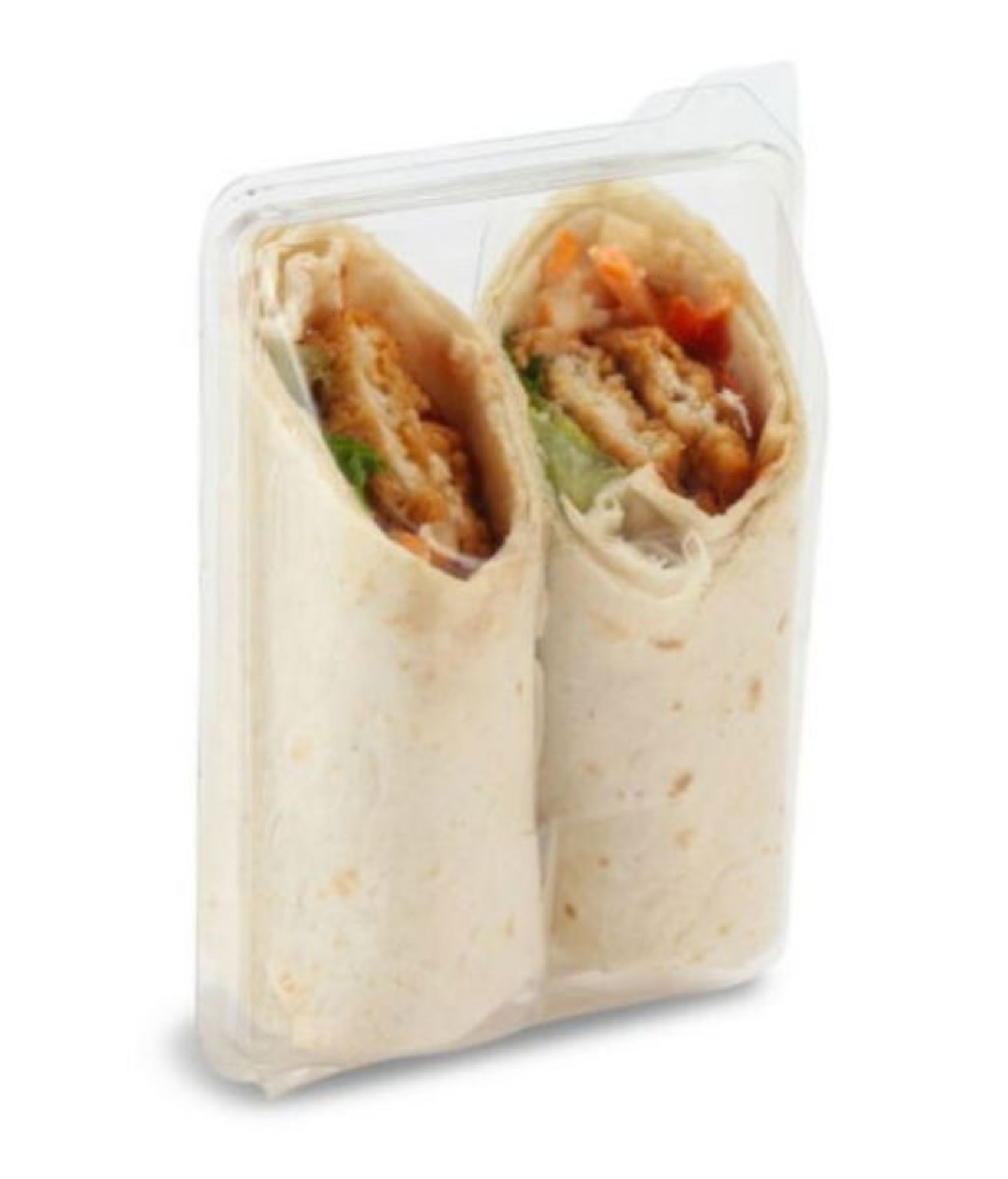 Picture of Tortilla Clear Container with Hinged Lid (320's) - 10830