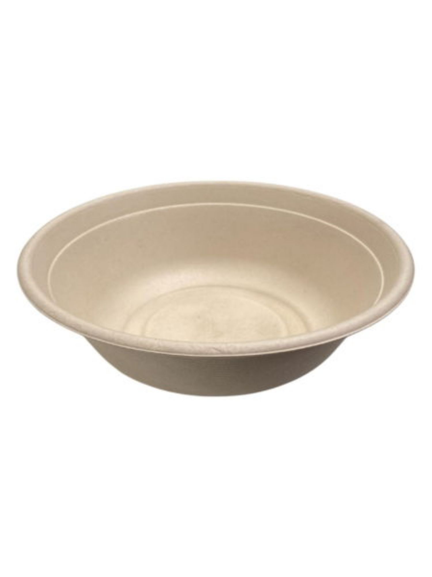 Picture of 1000cc (32oz) Compostable Unbleached Pulp Bowl (4 x 75's) - CT32ROPU