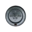 Picture of 80mm Black Compostable Hot Cup Lids (8oz) (10x100) - 100088