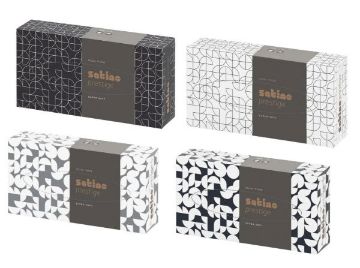 Picture of 2ply Satino Prestige Facial Tissues Flat Box Eco (40x100)