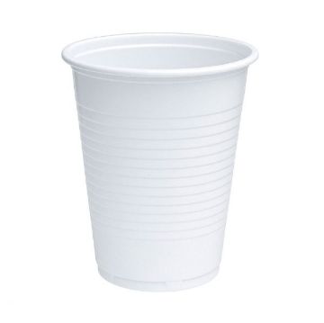 Picture of 200ml Cater PP White Plastic Cups (20x100)