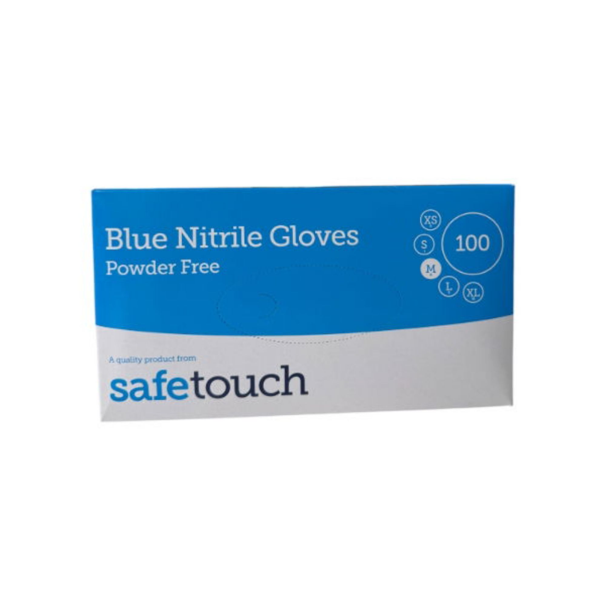 Picture of SAFE TOUCH PF Blue Nitrile M (10x100) - 170054